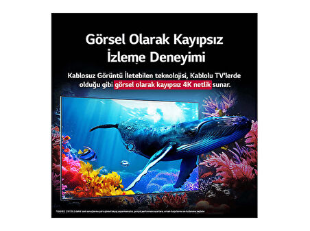 LG 75QNED9MA6B 75 inç 191 Ekran Uydu Alıcılı 4K Smart 144Hz Video ve Ses Aktarımı ile Kablosuz Görüntü İletebilen Evo AI QNED TV