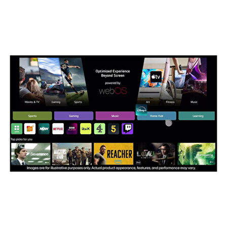 LG 65QNED82A6B 65" 164 Ekran 4K Ultra HD QNED Televizyon