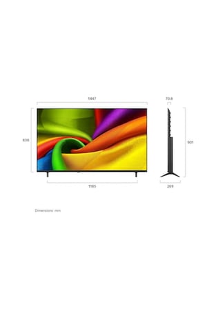 lg 65nu8e0b3la nano 65" 4k webos tv