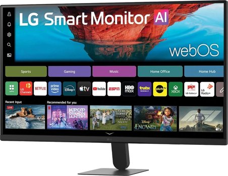 LG 32U701SB-B 31,5" U7S Alpha 7 AI 5ms (Gtg At Faster) 60Hz (2xHDMI+USB 2.0) HDR10 4K UHD (3840X2160) webOS Airplay 2 VA Panel Smart Monitör