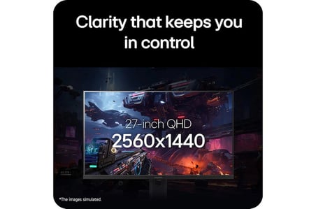 LG UltraGear™ G6 27" 27G64NA-B 300Hz 1ms(GtG) QHD IPS Pivot DCI-P3 %93 VESA DisplayHDR 400 G-Sync FreeSync Premium Gaming Monitör