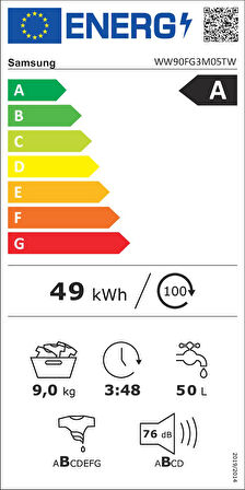 Samsung WW90FG3M05TWAH 1400 Devir 9 kg Çamaşır Makinesi