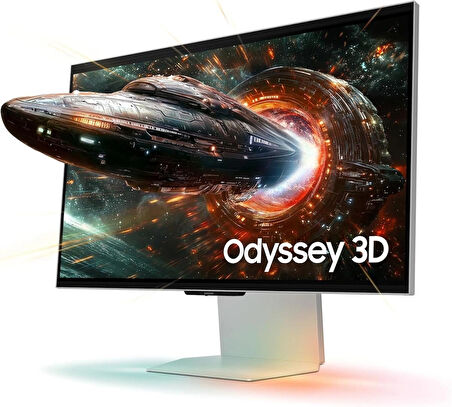 Samsung 27" Odyssey 3D G90XF 4K 165 Hz Gaming Monitör Gümüş
