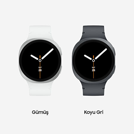 Samsung Galaxy Watch 8 44mm Gümüş Akıllı Saat