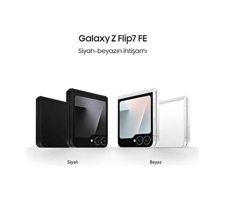 Samsung Galaxy Z Flip 7 FE 128 8 GB (Samsung Türkiye Garantili) Siyah 128 GB