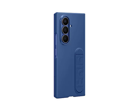 Samsung Galaxy Z Fold7 Standlı Silikon Kılıf Lacivert
