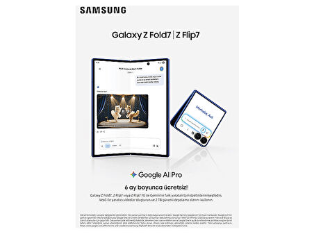 SAMSUNG Galaxy Z Flip7 12/256GB Akıllı Telefon Gece Siyahı