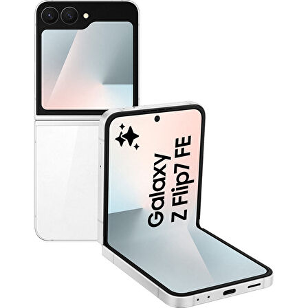 Samsung Galaxy Z Flip7 Fe 256 GB 8 GB Ram (Samsung Türkiye Garantili) Beyaz