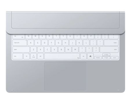 Samsung Galaxy Tab S11 Ultra Pro Klavyeli Kılıf - Gümüş