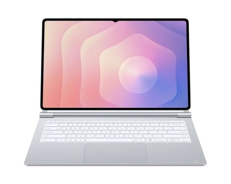 Samsung Galaxy Tab S11 Ultra Pro Klavyeli Kılıf - Gümüş