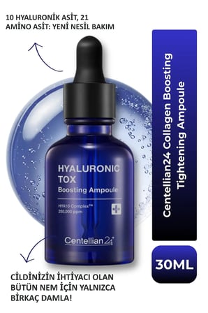Hyaluronic Tox Ampoule 30ml (Hyaluronik asit ve peptit içerikli medicube uyumlu konsantre serum)