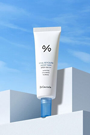 Hyal Reyouth Moist Sun Spf50 Pa Nemlendirici Su Bazlı Kimyasal Filtreli Güneş Kremi 50ml