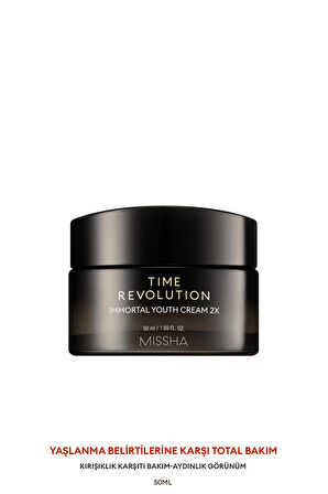 Kırışıklık Karşıtı , Aydınlatıcı Yüz Kremi 50ml Time Revolution Immortal Youth Cream