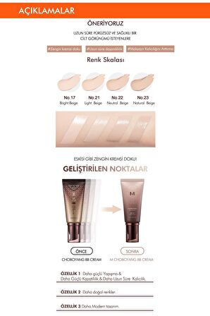 Yoğun Kapatıcı Bitkisel İçerikli BB Krem 50ml Cho Bo Yang BB Cream SPF30/PA++ (No.21 )