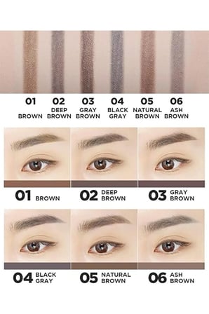 Doğal Görünüm Sunan Açılı Kaş Kalemi - Saemmul Artlook Eyebrow - Brown (VİONİNE)