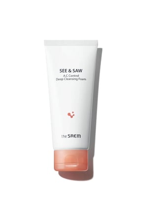 The Saem See & Saw A.C Control Deep Cleansing Foam Yüz Temizleme Köpüğü Yağlı Akneye Meyilli Ciltler İçin