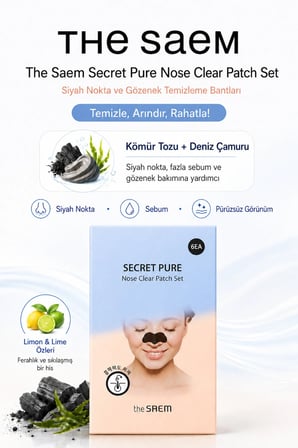Secret Pure Nose Patch / Siyah Nokta Temizleme Bandı