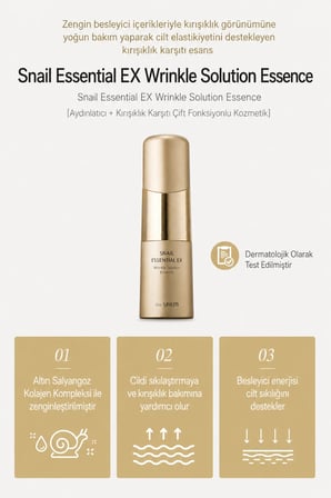 Snail EX Essence - Salyangoz Özlü Kırışıklık Karşıtı & Aydınlatıcı Esans