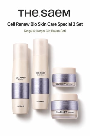The Saem Cell Renew Bio Skin Care Special 3 Set Kırışıklık Karşıtı Cilt Bakım Seti