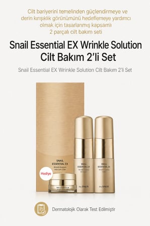 The Saem Snail Essential EX Kırışıklık Çözüm Cilt Bakım Seti 2'li