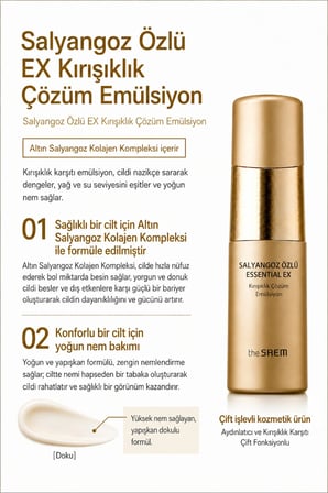 The Saem Snail Essential EX Kırışıklık Çözüm Cilt Bakım Seti 2'li