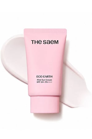 The Saem Eco Earth Pembe Güneş Kremi SPF 50+ PA++++ 50 gr