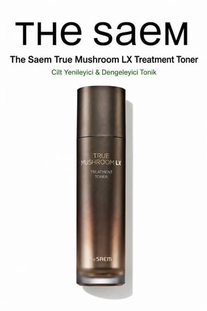 The Saem True Mushroom LX Treatment Toner Cilt Yenileyici & Dengeleyici Vegan