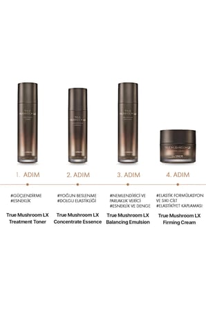 The Saem True Mushroom LX Cilt Bakım Seti 3'lü Aydınlatıcı & Kırışıklık Karşıtı