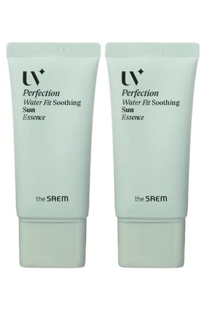 The Saem UV Perfection Water Fit Soothing Sun Essence 2'li Set SPF50+ PA++++