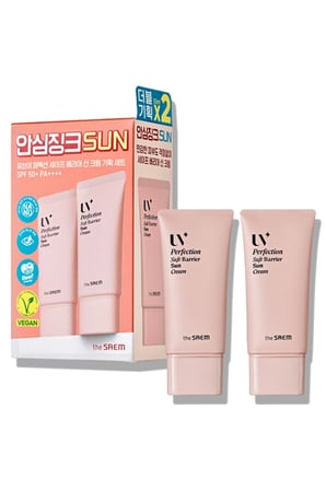 The Saem UV Perfection Safe Barrier Güneş Kremi SPF50+ PA++++ %100 Mineral Çinko Oksit Filtreli Krem Dokulu
