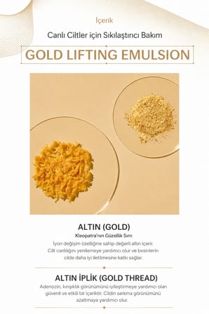 The Saem Gold Lifting Emulsion Vücut Nemlendirici Altın Sıkılaştırıcı Aydınlatıcı Anti-Kırışıklık