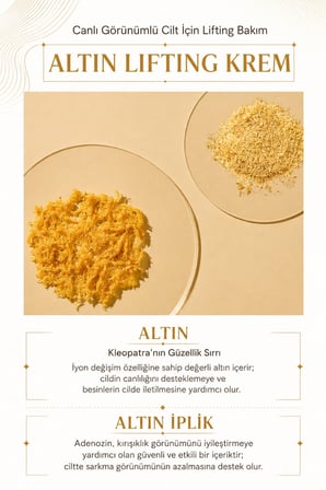 The Saem Gold Lifting Yüz Nemlendirici Altın Işıltılı Yenileyici ve Sıkılaştırıcı