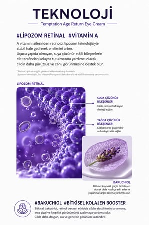 The Saem Temptation Age Return Retinol & Bakuchiol Yaşlanma Karşıtı Emülsiyon
