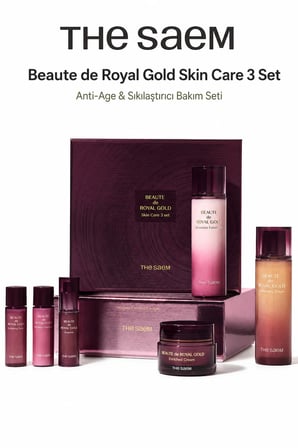 The Saem Beaute de Royal Gold Cilt Bakım Seti Anti-Age Sıkılaştırıcı
