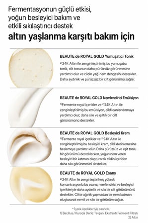 The Saem Beaute de Royal Gold Cilt Bakım Seti Anti-Age Sıkılaştırıcı