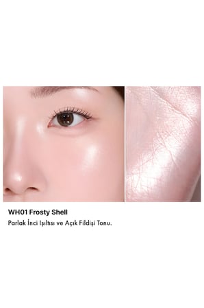 Glam Perfection Baked Highlighter - Yoğun Işıltı Veren Aydınlatıcı WH01 Frosty Shell