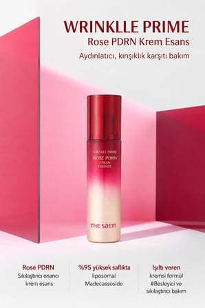 The Saem Wrinkle Prime Rose PDRN Krem Esans Yüz Nemlendirici