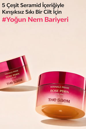 The Saem Wrinkle Prime Rose PDRN Yüz Nemlendirici Sıkılaştırıcı Onarıcı Bakım Kremi