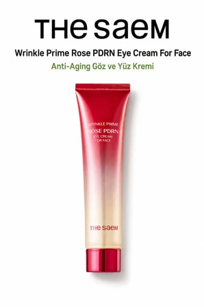 The Saem Wrinkle Prime Rose PDRN Göz ve Yüz Kremi Anti-Aging