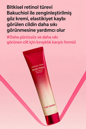 The Saem Wrinkle Prime Rose PDRN Göz ve Yüz Kremi Anti-Aging