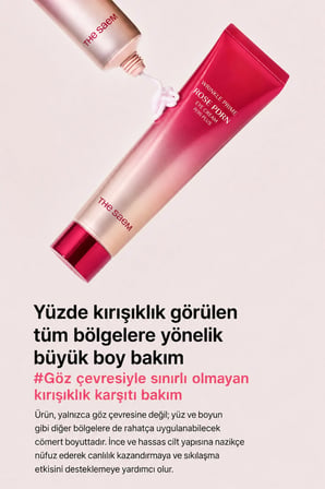 The Saem Wrinkle Prime Rose PDRN Göz ve Yüz Kremi Anti-Aging