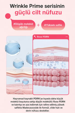 The Saem Wrinkle Prime Rose PDRN Göz ve Yüz Kremi Anti-Aging