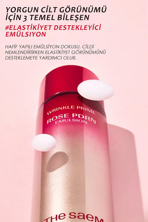 The Saem Wrinkle Prime Rose PDRN 3'lü Cilt Bakım Seti