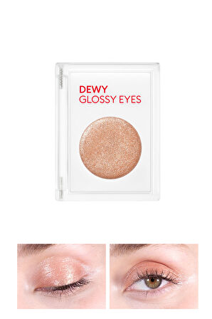 Nemli ve Işıltılı Görünüm Sunan Göz Farı M Dewy Glossy Eyes (Orange Pekoe)