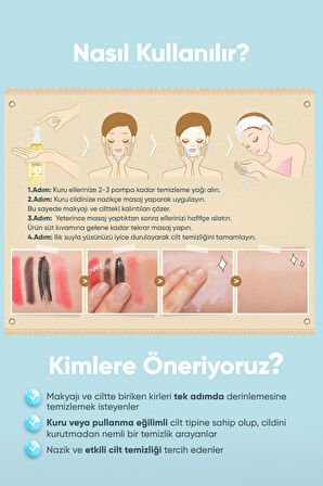 Yasemin Özü İçerikli, Nemlendirici Makyaj Temizleme Yağı A'PIEU Jasmine Cleansing Oil (Moist)