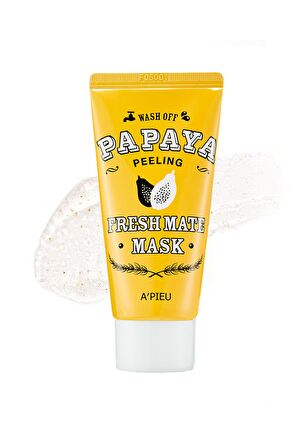 Pürüzsüz Görünüm Kazandıran Peeling 50ml APIEU Fresh Mate Papaya Mask (Peeling)