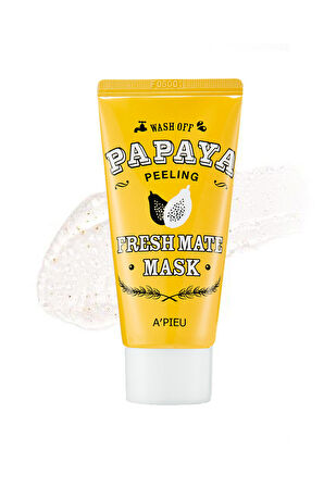 Pürüzsüz Görünüm Kazandıran Peeling 50ml APIEU Fresh Mate Papaya Mask (Peeling)