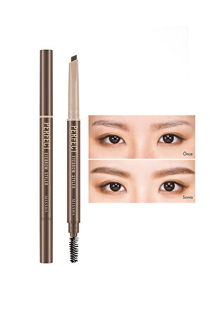 Uzun Süre Kalıcı Asansörlü Kaş Kalemi  Perfect Eyebrow Styler (Brown)
