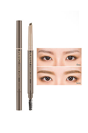 Uzun Süre Kalıcı Asansörlü Kaş Kalemi  Perfect Eyebrow Styler (Light Brown)