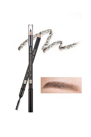 Bulaşmayan Kalıcı Doğal Kaş Kalemi  Smudge Proof Wood Brow (Dark Brown)
